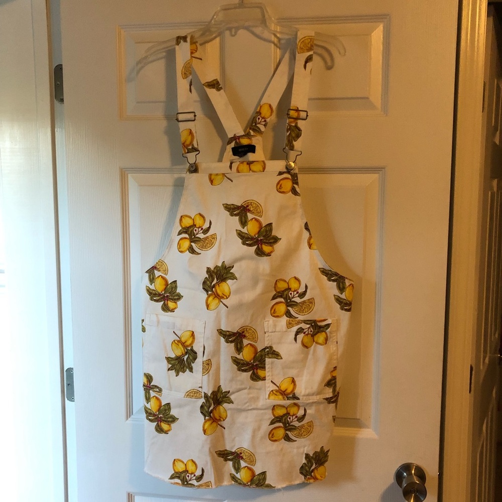 Forever 21+ Lemon Overall skirt